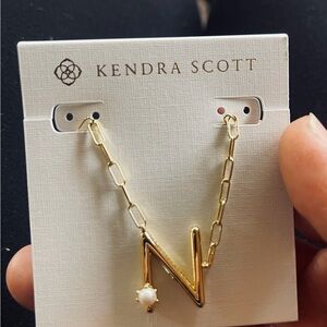 Kendra Scott Gold 'N' Necklace with Pearl Accent